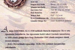 Şehit Hv.Pl.Ütğm. Adnan Özdönmez