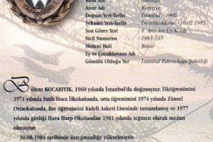 Şehit Hv.Plt.Ütğm. Bülent Kocabıyık