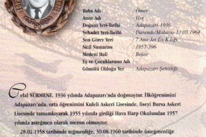 Şehit Hv.Plt.Ütğm. Celal Sürmene