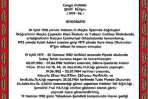 Şehit P.Ütğm. Cengiz Duman