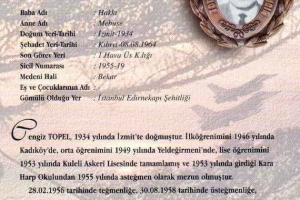 Şehit Hv.Plt. Yzb. Cengiz TOPEL