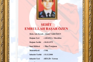 Şehit Kr.Plt.Ütğm. Emrullah Başar Özen