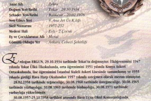 Şehit Hv.Plt.Kur.Yb Erdoğan Ergun