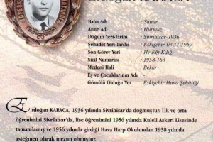Şehit Hv.Plt.Tğm. Erdoğan Karaca