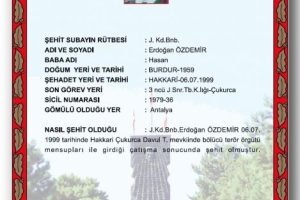 Şehit J.Kd.Bnb. Erdoğan Özdemir