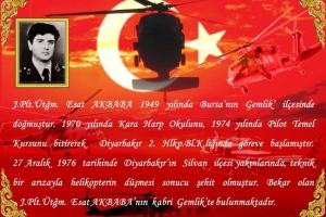 Şehit J.Plt.Ütğm. Esat AKBABA