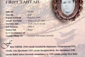 Şehit Hv.Plt.Ütğm. Fikret Tartar