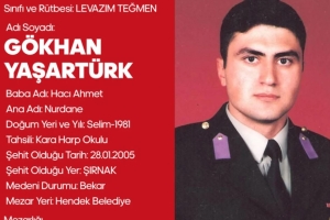 Şehit Lv.Tğm. Gökhan Yaşartürk