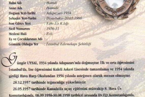 Şehit Hv.Plt.Tğm. Güngör Uysal 