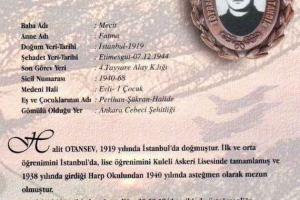Şehit Hv.Plt. Ütğm. Halit OTANSEV