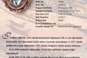 Şehit Hv.Plt.Ütğm. İbrahim Gerçek