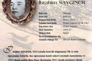 Şehit Hv.Plt. Atğm. İbrahim SAYGINER