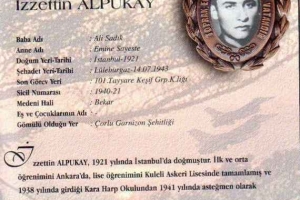 Şehit Hv.Plt. Tğm. İzzettin ALPUKAY