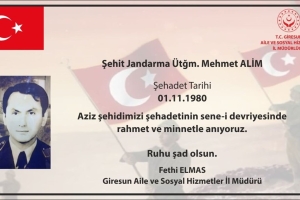 Şehit J.Ütğm. Mehmet Alim