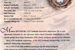 Şehit Hv.Plt.Yzb. Mehmet Büyükdura