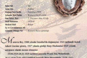 Şehit Hv.Plt.Ütğm. Muravva Bey