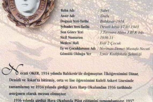 Şehit Hv.Plt. Ütğm. Necati OKER