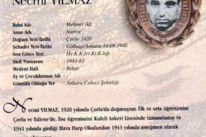 Şehit Hv.Plt. Tğm. Necmi YILMAZ