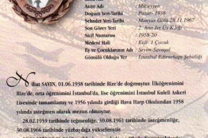 Şehit Hv.Plt.Yzb. Nihat Sayın