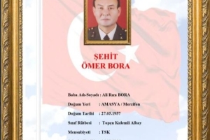 Şehit Topçu Alb. Ömer BORA