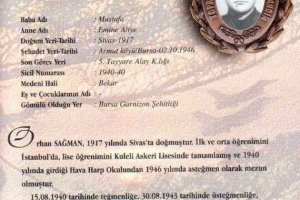 Şehit Hv.Plt. Yzb. A.Orhan SAĞMAN
