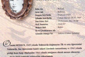 Şehit Hv.Plt.Tğm. Osman ERTOSUN