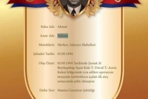 Şehit J.Ütğm. Osman Güzel
