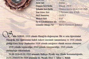 Şehit Hv.Plt. Yzb. Sabit NOYAN