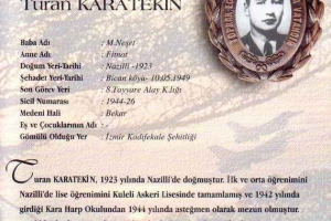 Şehit Hv.Plt. Ütğm. Turan KARATEKİN