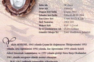 Şehit Hv.Plt.Tğm. Yalçın Akyıldız