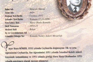 Şehit Hv.Plt.Tğm. Yaşar Kaya Köker