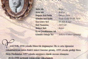 Şehit Hv.Plt.Tğm. Yaver Tok