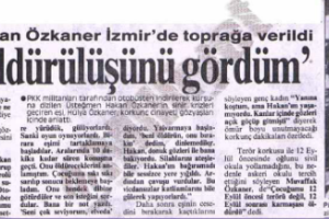 Şehit P.Ütğm. Ziya Hakan Özkaner