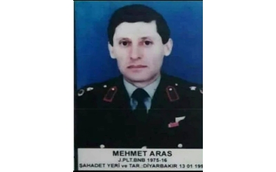 Şehit J.Plt.Kd.Bnb. Mehmet Aras 
