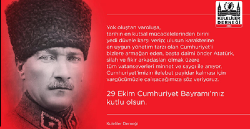 Cumhuriyet Bayramımız Kutlu Olsun