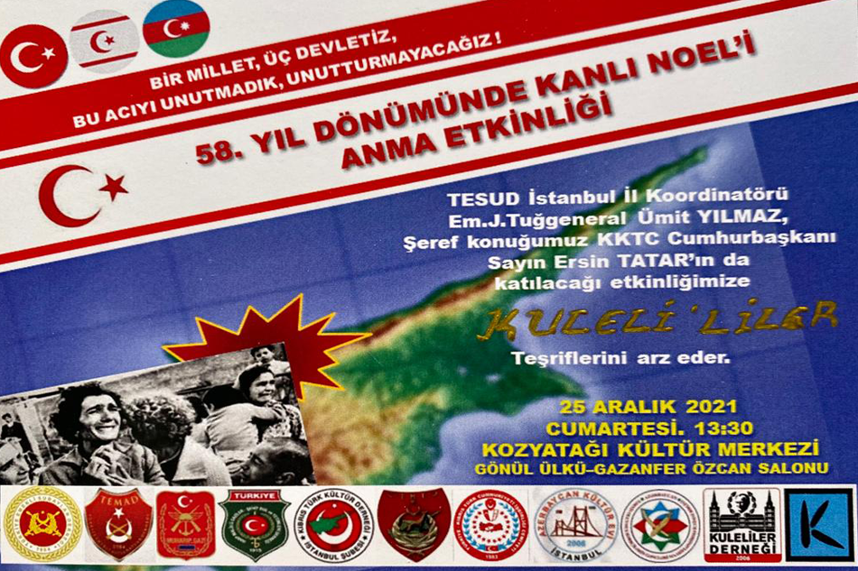 58. Yıldönümünde Kanlı Noel’i Anma Etkinliği