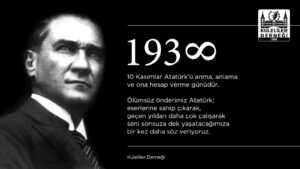 10 Kasım 2019 Atatürk’ü Anma Günü Etkinliği