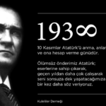 10 Kasım Atatürk’ü Anma Günü