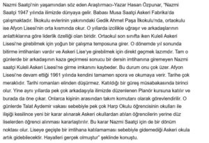 Nazmi Saatçi - görsel