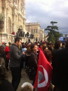 10 Kasım 2012 Atatürk'ü Anma Gününde Dolmabahçe'deydik