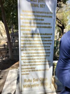 Milli Şehit Boğazlıyan Kaymakamı Mehmet Kemal Beyi Anma Ekinliği