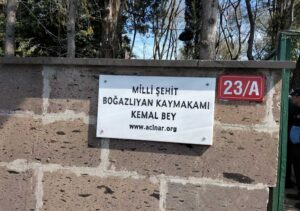 Milli Şehit Boğazlıyan Kaymakamı Mehmet Kemal Beyi Anma Ekinliği